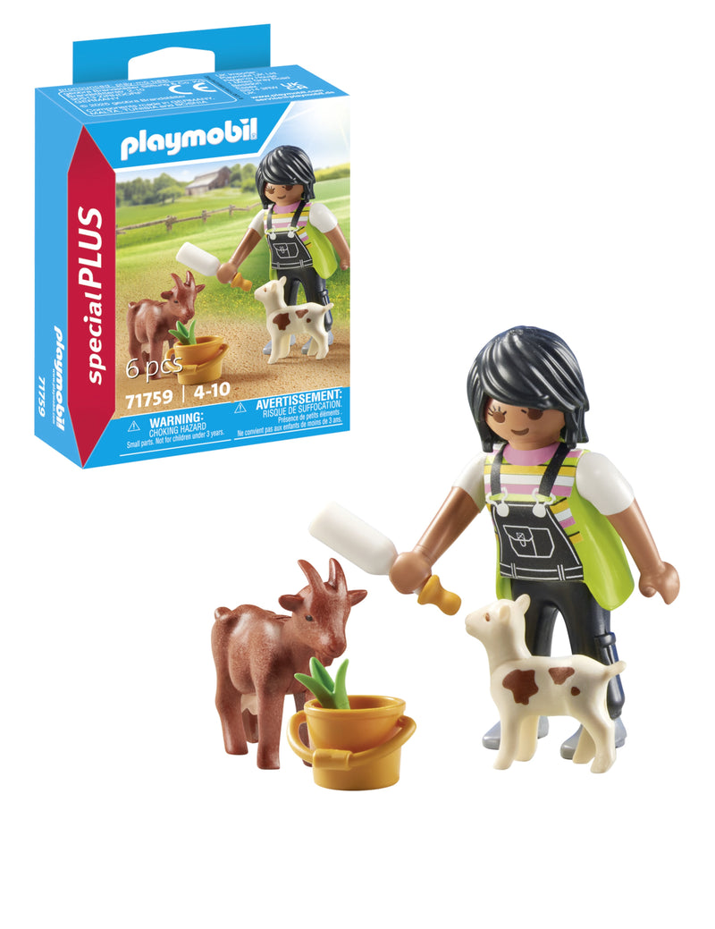 Playmobil Mujer With Cabras 71759