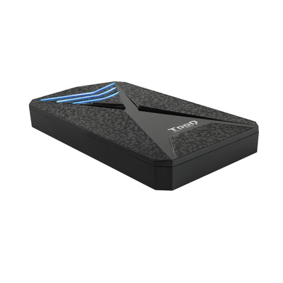 TooQ Housing External Gaming HDD/Sdd 2.5 Up To 9.5MM SATA USB 3.0/3.1 Gen 1 - Iluminacion LED Blue - Without S — image 1