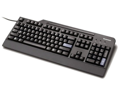 Lenovo Keyboard Spanish USB With Reader Smart Card Compatible Dni Electronic Black — image 1