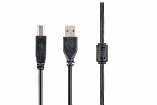 Gembird USB Cable 2.0A B M 1.8M M, Black — image 1