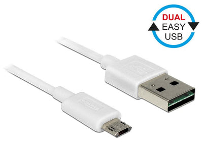 Delock Cable Easy-USB 2.0 Typ-a Male Easy-USB 2.0 Typ Micro-b Male 0,2M — image 1