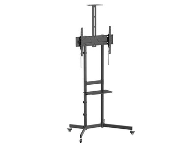 Equip Stand Floor With Wheels Screen 37 - 70 Max. VESA 600X400 70KG Shelf Top — image 1