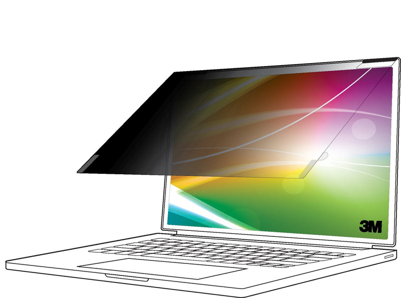 3M Filter Privacy Bright Screen 15.6 Pulg Laptop Full Screen, 16:10, BP156W1E