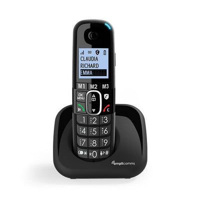 Amplicomms Bigtel 1500 Eu Phone Black With Keys Large — image 1