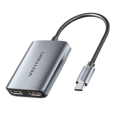 Vention Cable Converter Aczhb USB Type-c Male 2x HDMI Male Grey — image 1