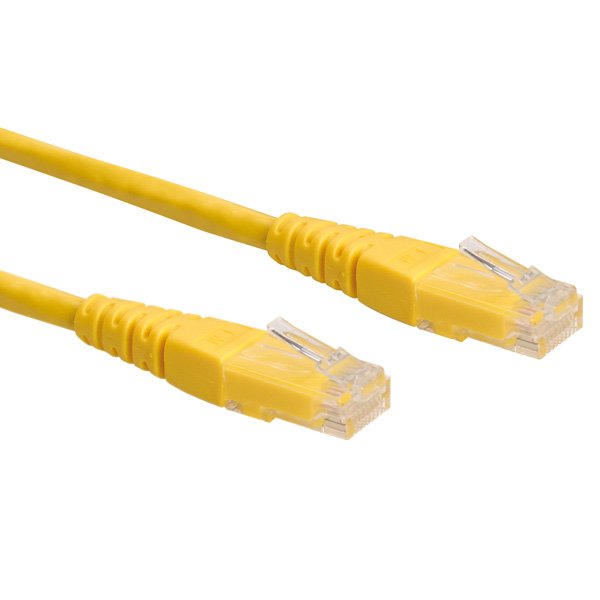 Roline Network Cable KAT.6 Class And UTP Yellow 2M