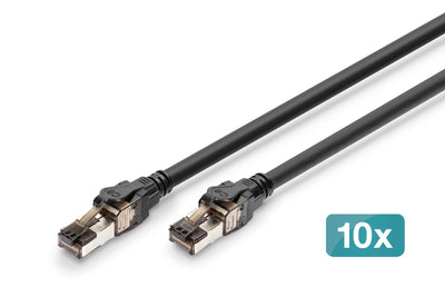 Digitus Cable Network S/FTP CAT.8.1 Black 5,0M (VPE10) — image 1