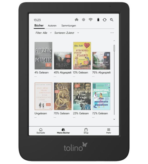 Tolino Shine Colour Lectore E-book Screen Touchscreen 16GB Wi-Fi Black