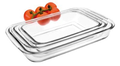 Set 3 Fuentes Horno Rectangulares