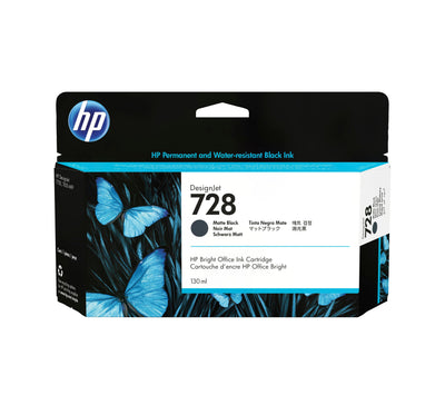 HP 728 Black Matte Ink Cartridge Genuine - 3WX25A — image 1
