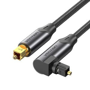 Vention 90-DEGREE Optical Audiocabl Cable 3M Black Aluminum
