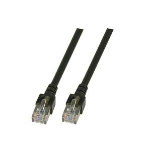 Efb RJ45 Network Cable Sf UTP, CAT.5E, Pvc, Cca, 10M, Black