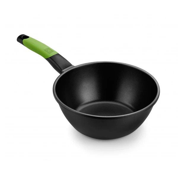 Bra Wok Prior A121472,24CM,3L, Espesor 5.5MM, Aluminium Fundido, Teflon Non-stick