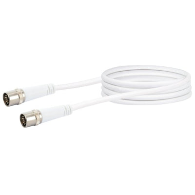 Schwaiger Cable Coaxial Clase a + 10 dB 1,5M White — image 1