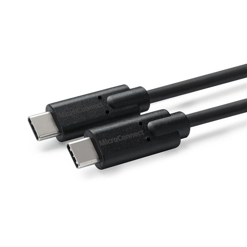 Microconnect USB3.1CC1 USB Cable USB 3.2 Gen 2 (3.1 Gen 2) 1M USB C Black