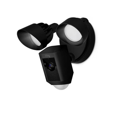 Ring Floodlight Cam Wired Plus Camera Surveillance Network Exteriores Resistant a Intemperie Colour (día And N — image 1