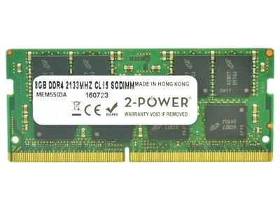 2-POWER Memory SODIMM 8GB DDR4 2133MHZ CL15 SODIMM MEM5503A — image 1