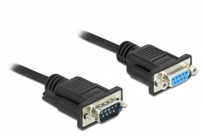 Delock Cable Serial RS-232 SUB-D9 Male a Female With 3M