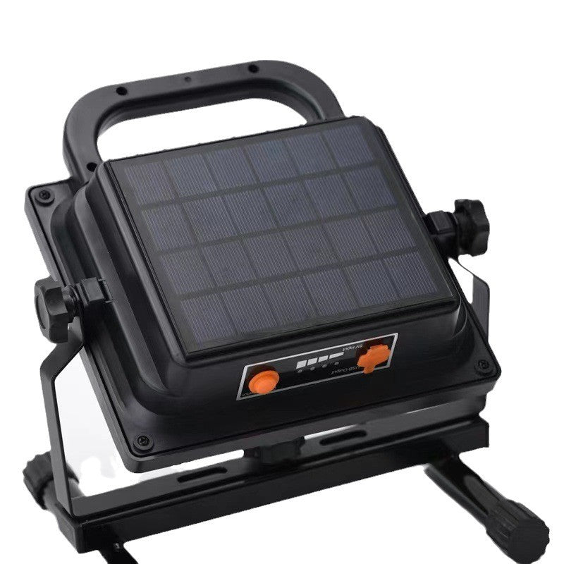 Solar-Powered LED Emergency Charging Floodlight