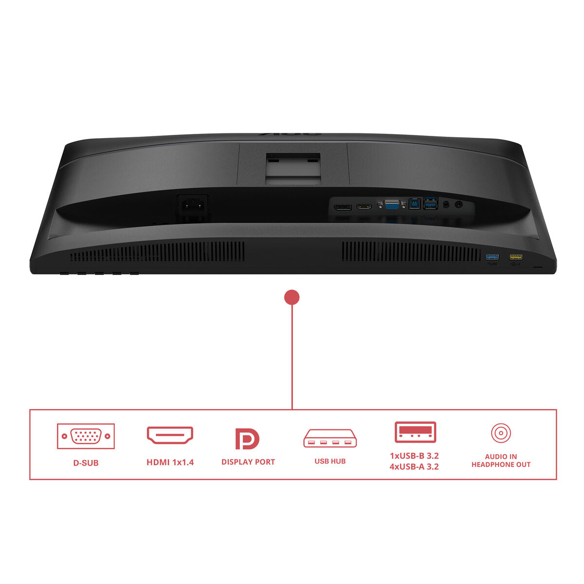 Aoc Monitor Aoc 24E4U Full Hd 23,8"