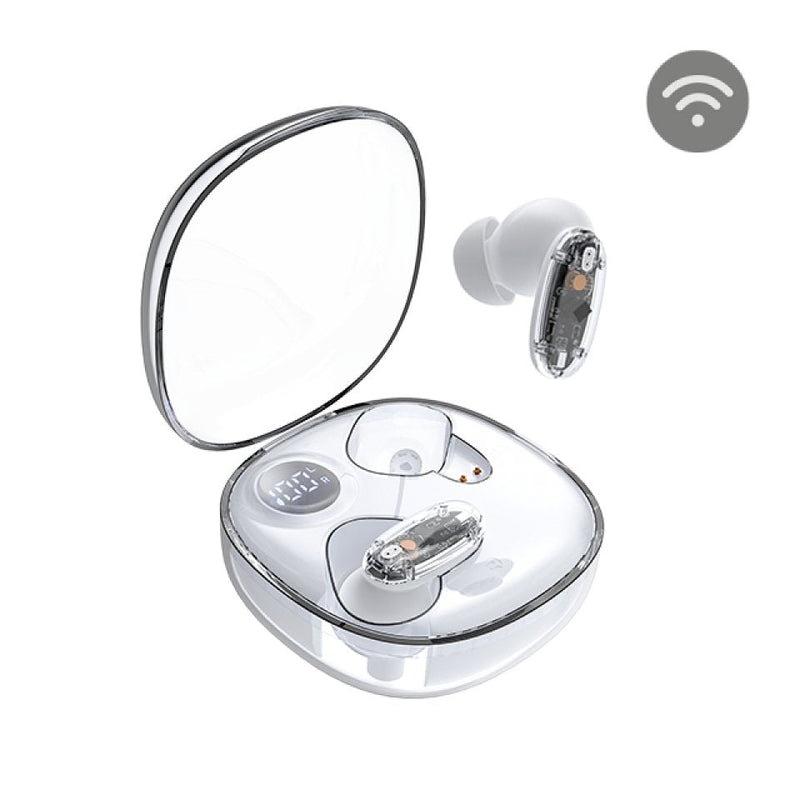 Headphone Gaming MHIB2 Semi-transparente Bluetooth 5.4/ Indicador LED White Mars