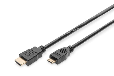 Assmann HDMI 1.3 Highspeed Connection HDMI Cable a M /Minihdmi C M 3M Black — image 1