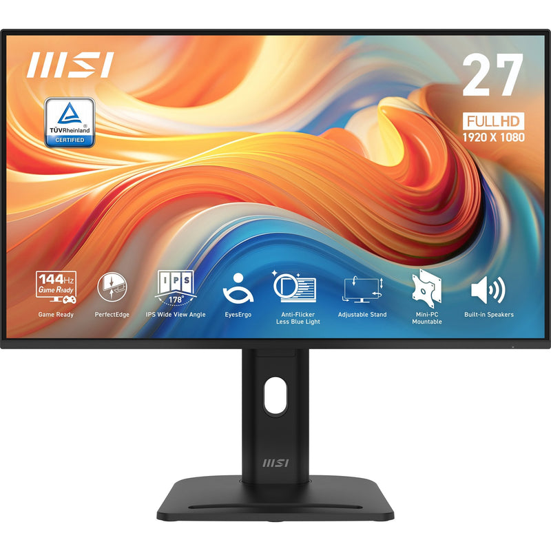 MSI Monitor Pro MP275PG E14 27 1920 X 1080 Pixels Full HD LCD Black Pro MP275PG E14