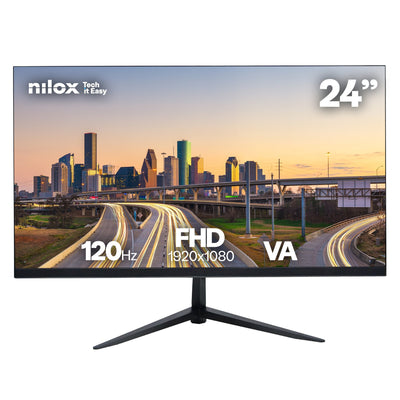 Nilox Monitor 24 HDMI VGA NXM24FHD1205 VA FHD 120HZ 1MS 250CD/Mâ² VESA 75X75 — image 1