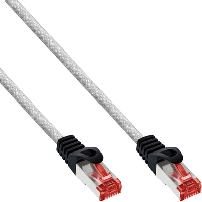 Inline Network Cable S/FTP Pimf CAT.6 250MHZ Pvc Cobre Transparent 50M — image 1