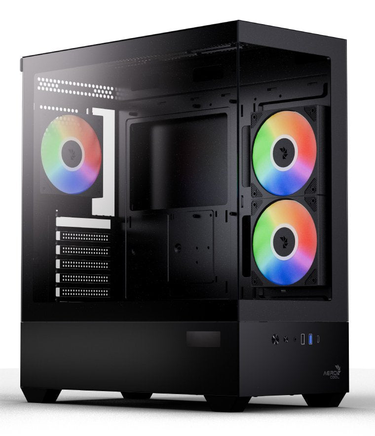 Aerocool Box ATX P500D Digi ARGB Glass Tempered White