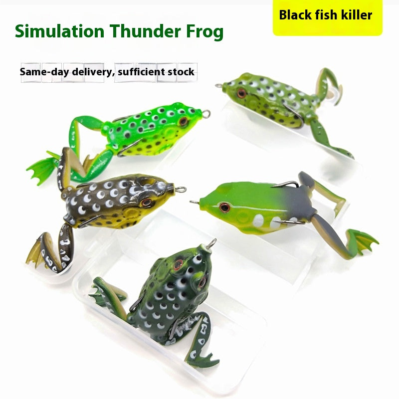 Thunder Frog Tossing Lure Lure Soft Leg No Modification