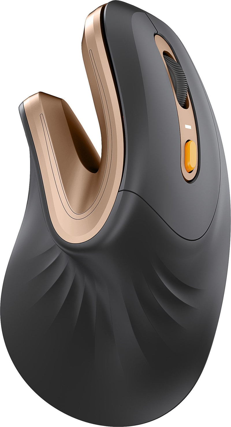 Protoarc Mouse Bluetooth Vertical Rec.negro Gold