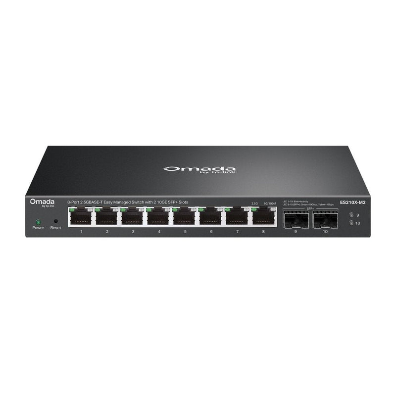 Switch Omada ES210X-M2 8-PORT Easy Managed Switch With 2 10GE Sfp + Slots