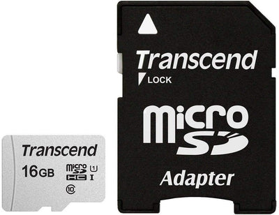 Transcend Microsdhc 300S 16GB Memory Flash Clase 10 Nand — image 1