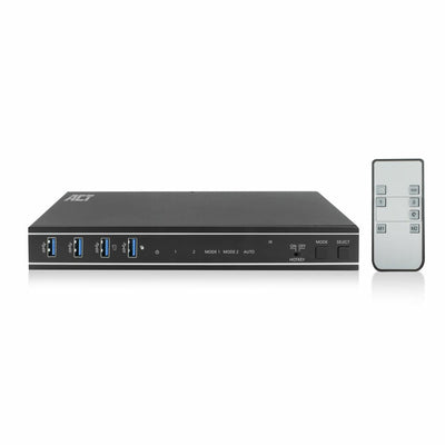 4K@60HZ 2X Salidas HDMI 4X Entradas HDMI 2x Usb-b Hacia PC 4x USB-A Output Audio 3,5MM RS-232 Ir Connection Al — image 1