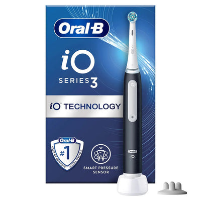 Oral-b Io 3 Matte Adulto Brush Dental Vibratorio Black White — image 1