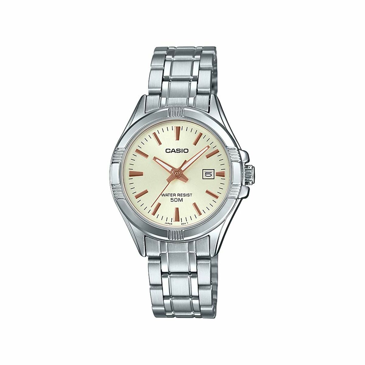 Casio Ladies' Watch Casio Lady Date - Champagne (Ø 31 Mm)