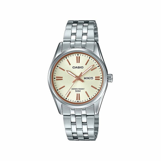 Casio Ladies' Watch Casio Lady Day & Date - Champagne (Ø 30 Mm)