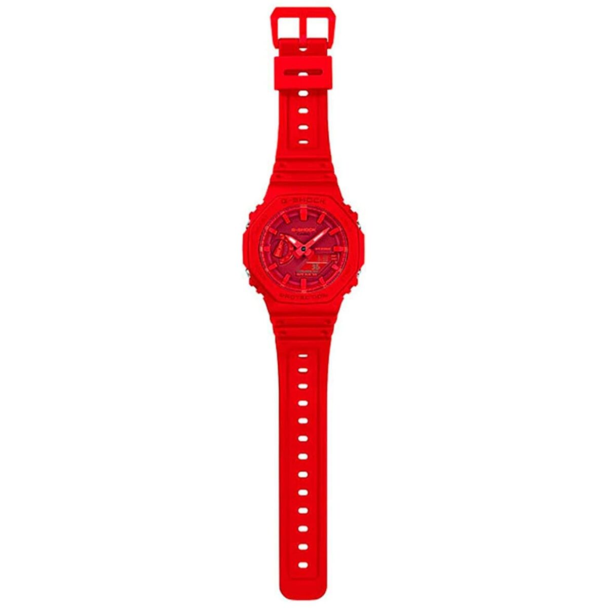Casio Unisex Watch Casio Ga-2100-4Aer Red Multifunction