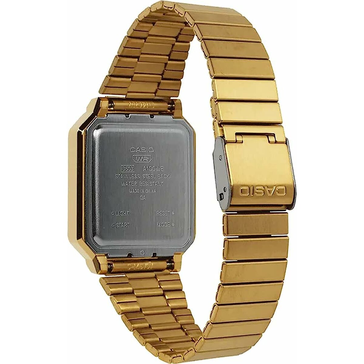 Casio Unisex Watch Casio Edgy Collection Retro Dial - Gold (Ø 40 Mm)