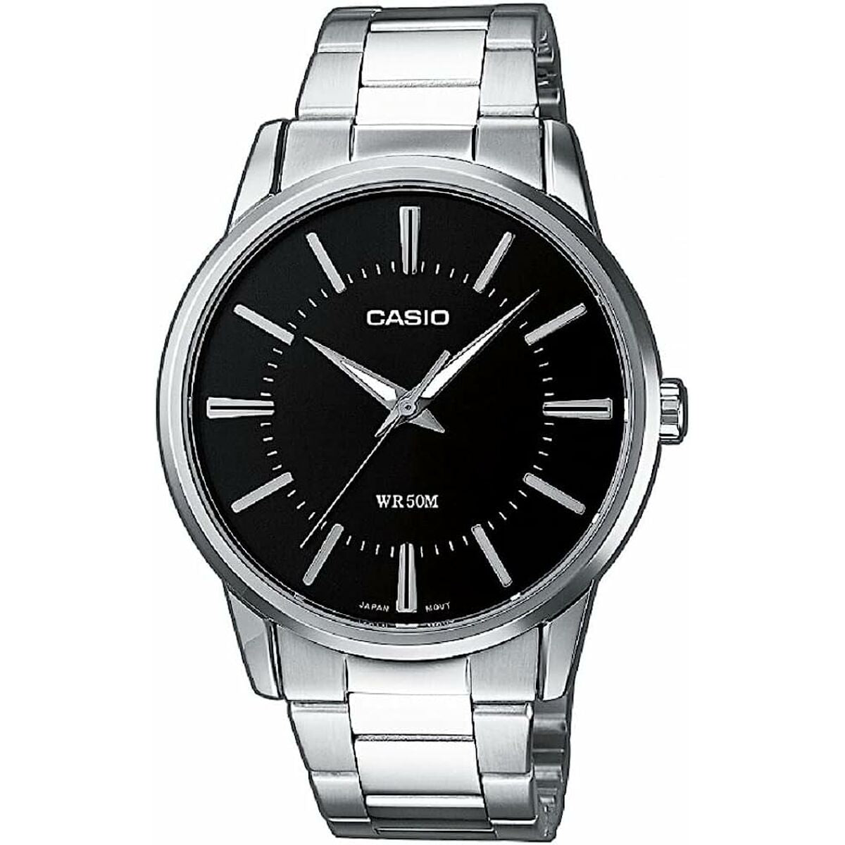 Casio Men's Watch Casio Mtp1303Pd1Aveg Black Silver