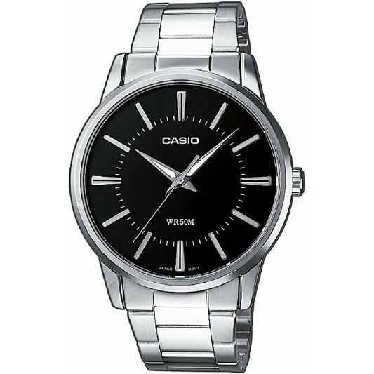 Casio Men's Watch Casio Mtp1303Pd1Aveg Black Silver