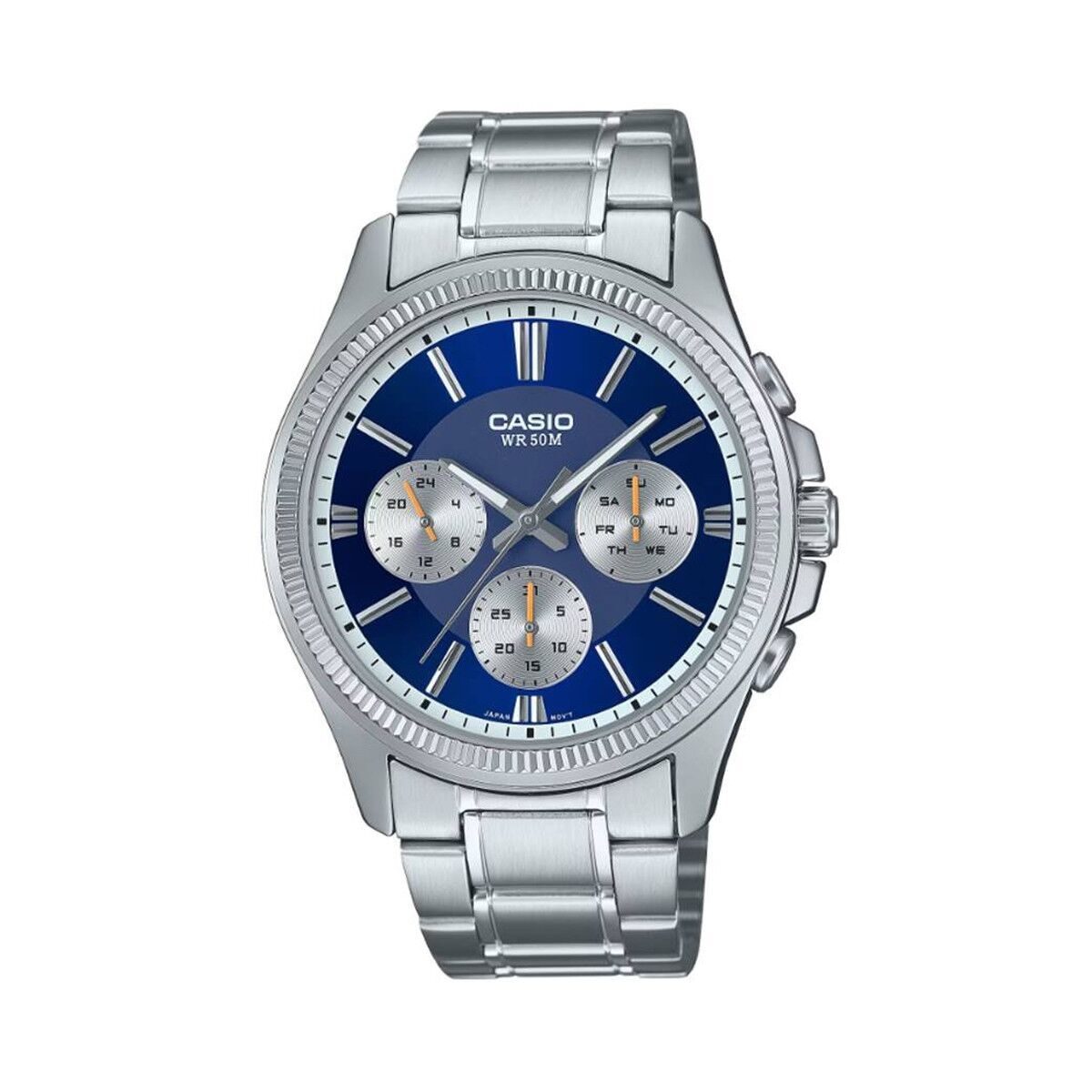 Casio Men's Watch Casio Day Date Multifunction - Blue ***Special Price*** (Ø 43,5 Mm)