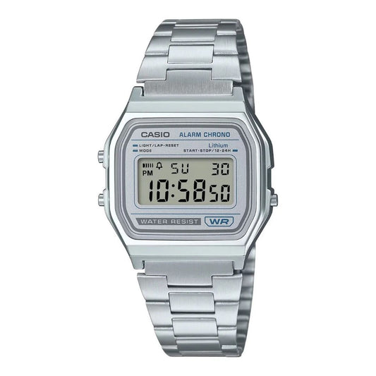 Casio Men's Watch Casio A158Wea-7Ef Silver (Ø 33 Mm)