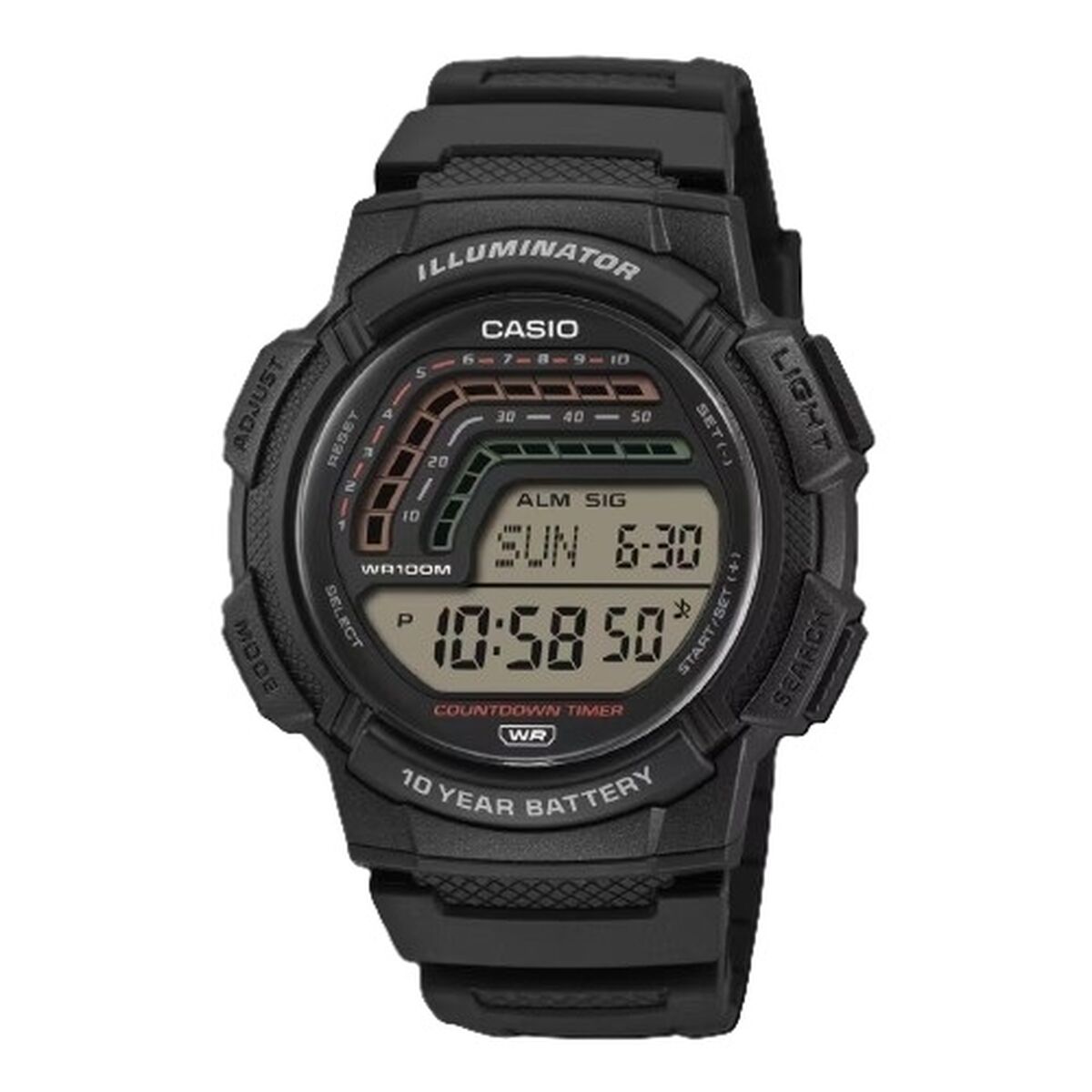 Casio Men's Watch Casio Ws-1800-1Avef Black