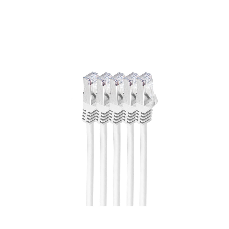 Shiverpeaks RJ45 Network Cable S FTP, CAT.7 VE5, 5M White