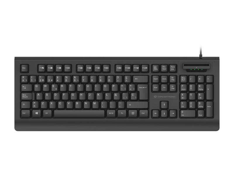 Conceptronic USB Keyboard + Smart Id-kartenleser Layout It Sw