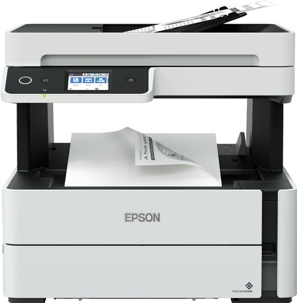 Epson Printer Ecotank Mono M3180, 4 1, A4, 39 Ppm, Ethernet, Wi-Fi (directo), Dúplex, Lcd, Adf