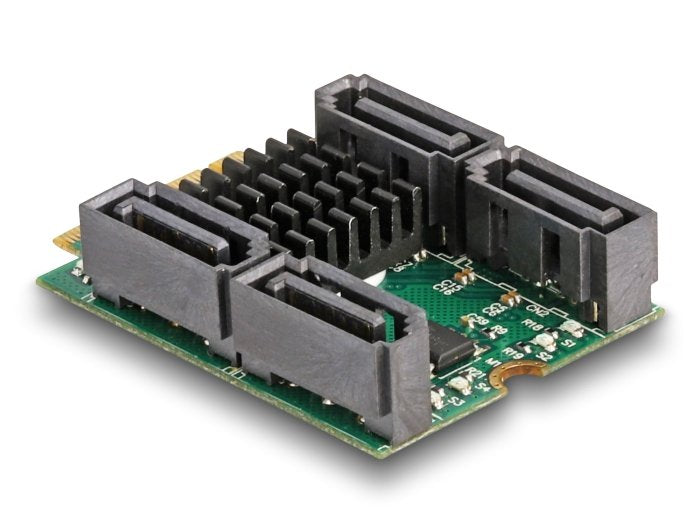 Delock 61062 Convertidor M.2 Clave B + M Male a 4 X SATA Male With RAID And Hyperduo