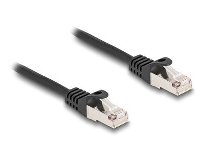 Delock 80186 Cable RJ50 Male a RJ50 Male S/FTP 0,5M Black — image 1